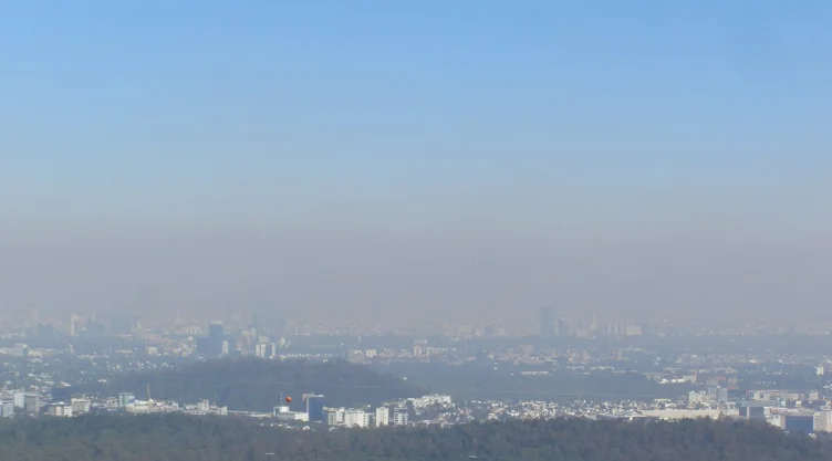 Hay mala calidad del aire en Valle de México