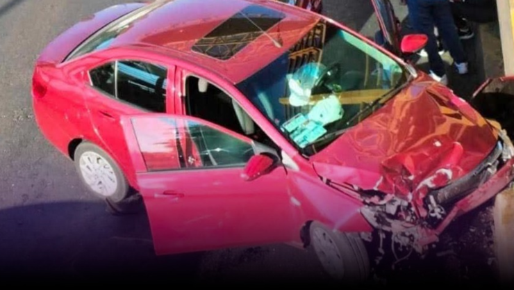 Accidente avenida Madero Poniente, en Morelia