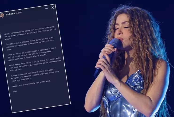 Shakira hospitalizada en Perú: ¿Qué le pasó, que conciertos pospuso y las fechas en México se recorrieron?