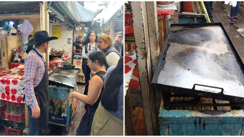 Caldo hirviendo cae sobre bebé en un mercado de Amecameca