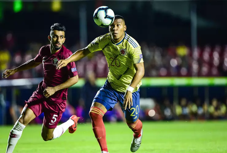 Roger Martínez con Colombia