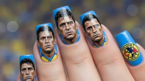 8 modelos de u&ntilde;as del Club Am&eacute;rica solo para aficionados REALES: est&aacute;n hermosas en cuadradas o almendradas