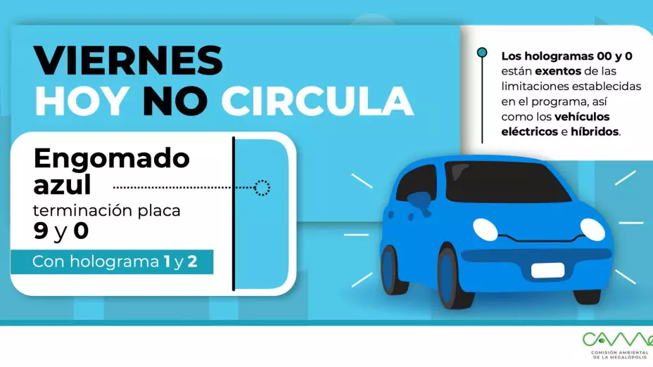 Programa Hoy No Circula - Viernes
