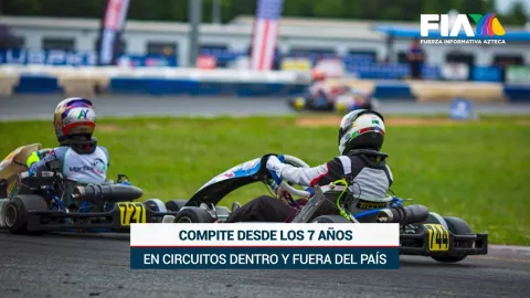 Edgar Rodríguez conoció los karts cuando tenía 7 años y ahora es uno de los mejores del país