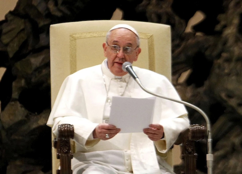 El Papa recordó a los jugadores que son muy populares y que ello conlleva una “gran responsabilidad social”