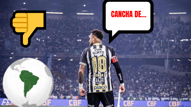 No la pasa bien en Sudam&eacute;rica: la excusa de Neymar por su fracaso en Santos