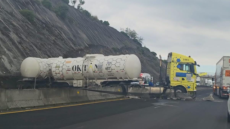 Bloqueo en carretera de Veracruz