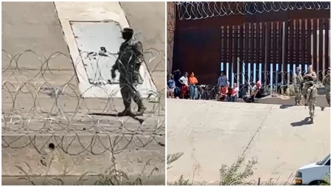 Migrantes venezolanos son detenidos en la frontera Ciudad Juárez