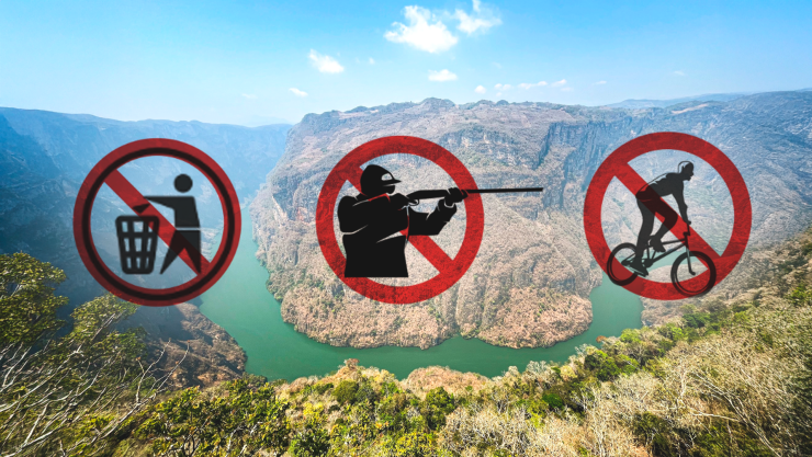 Lo que no debes hacer en el Cañón del Sumidero