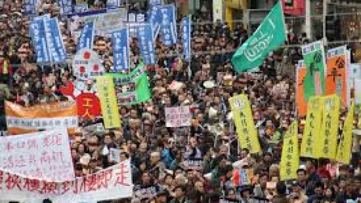 Protestas en Hong Kong