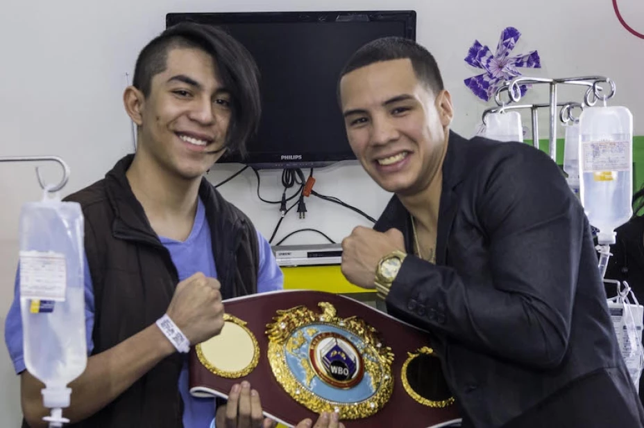 Ex campeón de box en hospital