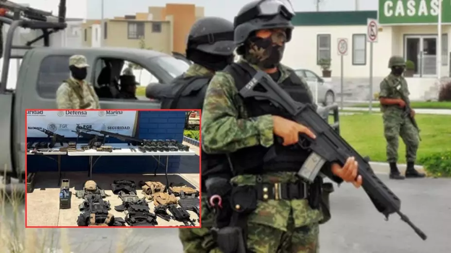 Culiacán: Interceptan a militares en Aguaruto; responden agresión y decomisan arsenal