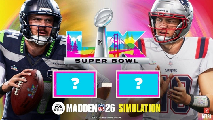 Predicciones de campe&oacute;n Super Bowl LIX por Madden 2026