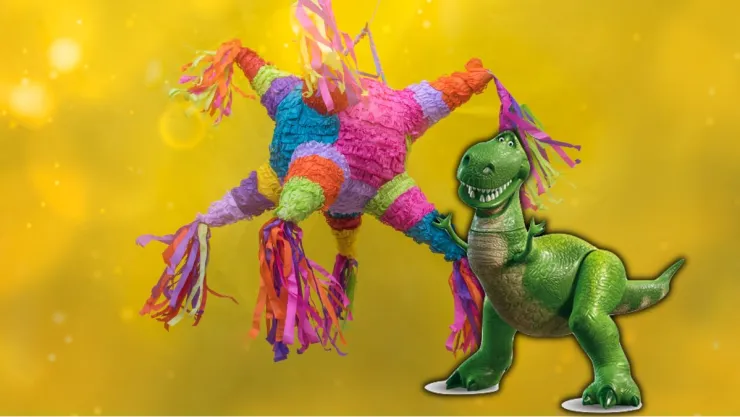Toy Story: 3 diseños de piñatas caseras de Rex para los cumpleaños de los niños