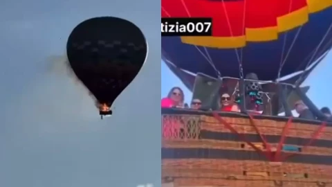 Se quema globo en Brasil