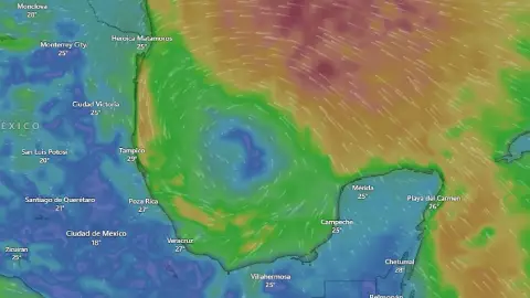 HORA EXACTA en que caerán las LLUVIAS en Mérida hoy miércoles 19 de junio de 2024