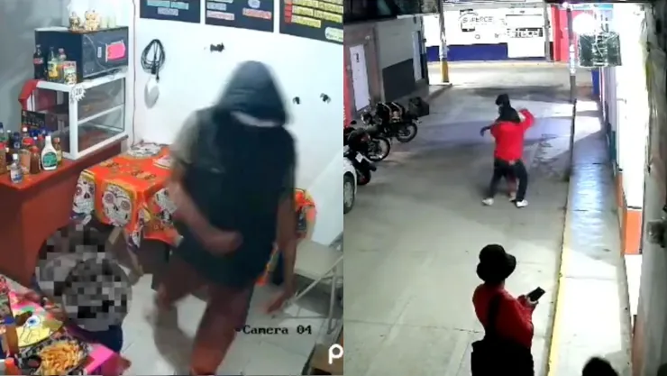 Video: Indigente golpea a menor de edad y su padre sale a defenderlo en Oaxaca