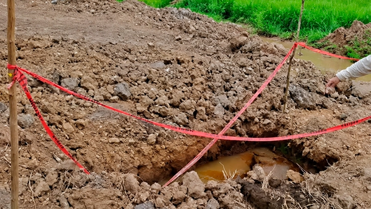 Crisis ambiental en Reforma: fuga de hidrocarburo afecta ganado, arroyos y familias