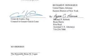 La fiscalía del Distrito Este de Nueva York solicitó al juez que lleva la causa contra Genaro García Luna que le permita “sellar” las evidencias en contra del acusado.