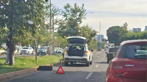 tráfico avenida Acueducto hoy.png
