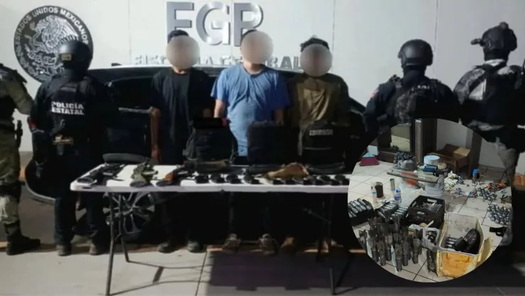 Detenidos en el sector Los Ángeles, en Culiacán