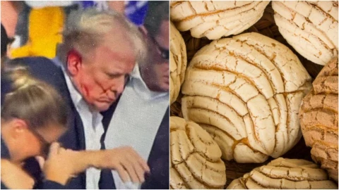 FOTO_ ¡Se salió de control! Crean pan en referencia al atentado contra Trump en México
