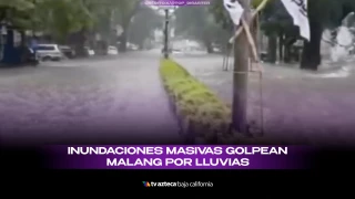 Inundaciones torrenciales arrasan casas y calles