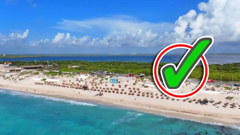 Estas son las playas de Cancún en las que puedes nadar HOY 2 de marzo de 2026.webp