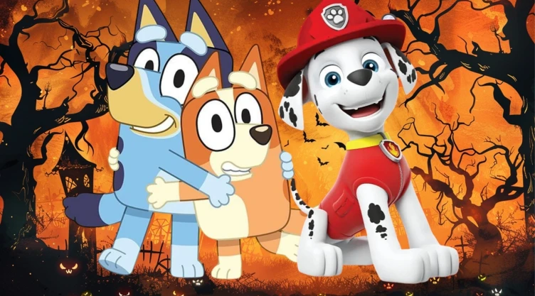 4 capítulos de Bluey y Paw Patrol de Halloween, ideales para los niños que adoran las historias de fantasmas