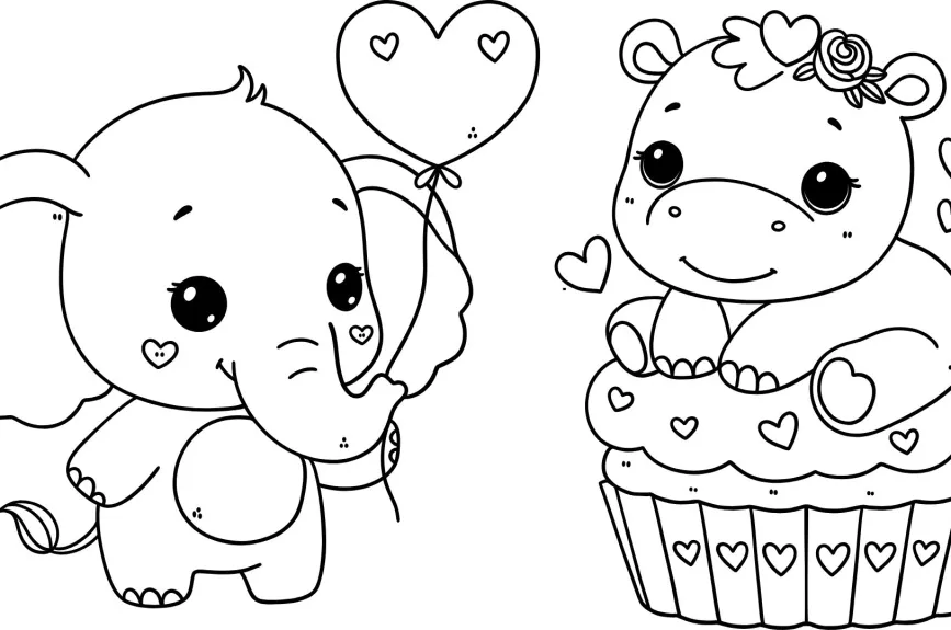 23 ideas de dibujos para colorear sencillos y bonitos... para niños y niñas: los puedes imprimir