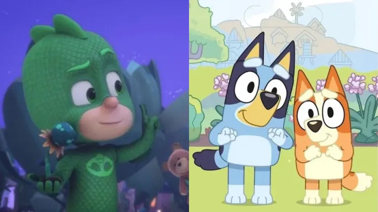 4 capítulos de PJ Mask y Bluey ideales para que los niños superen la timidez