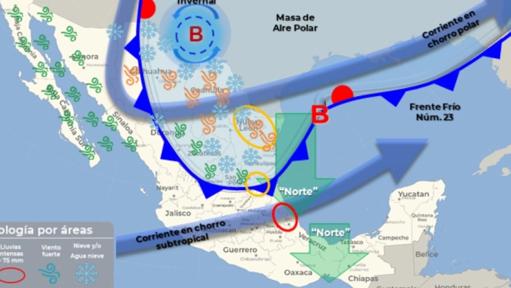 clima mexico 20 de enero