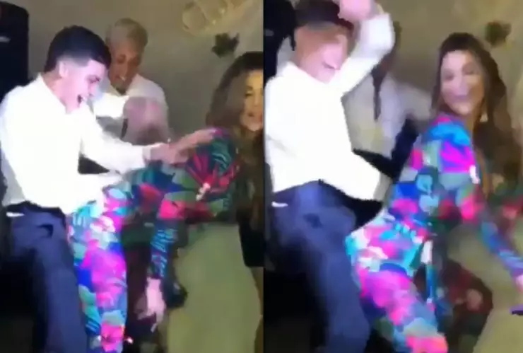 VIDEO: Maestra perrea con un alumno provocativamente en graduación