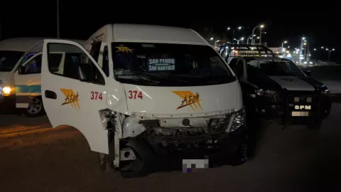 Un hombre murió atropellado por combi en la carretera Apizaco-Tlaxco, Tlaxcala