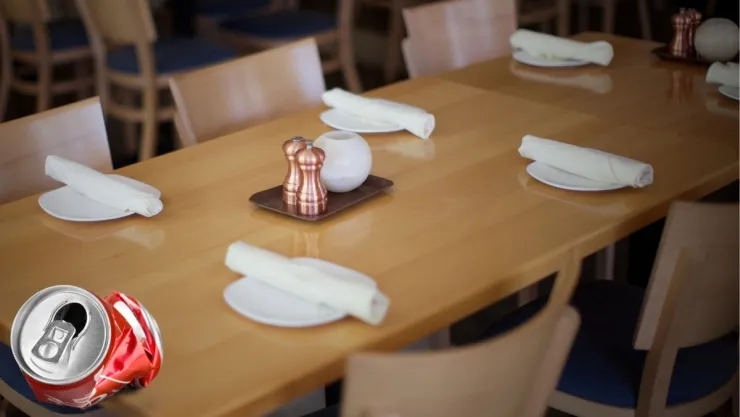 Ideas DIY Cómo crear un centro de mesa a partir de latas de aluminio y latón.jpg