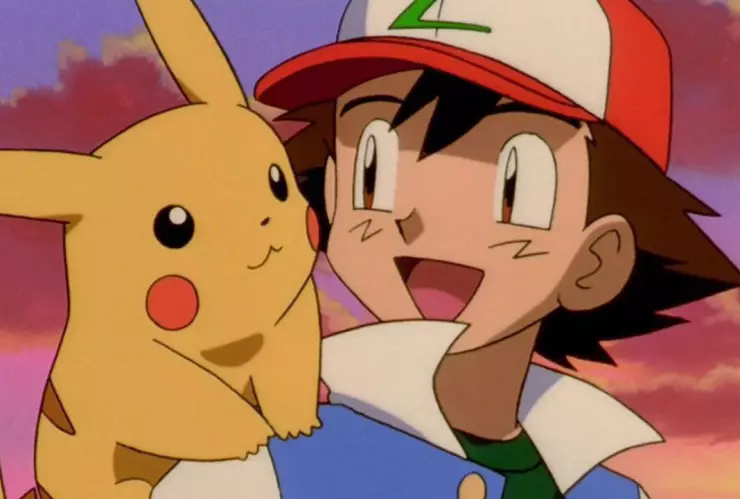 Ash y Pikachu de Pokémon