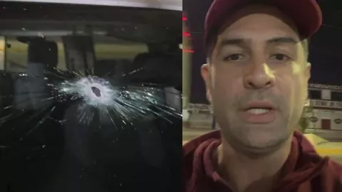 Gabriel Orantes denuncia tiroteo