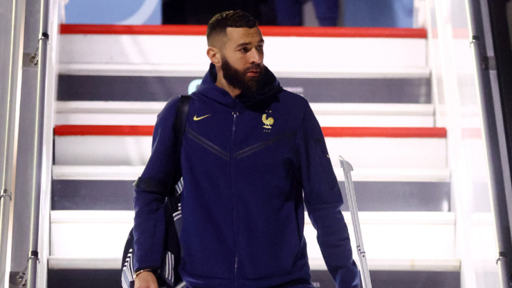 Karim Benzema, con la Selección de Francia