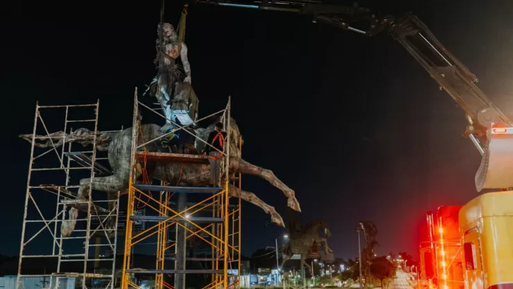 Retiran esculturas de Lázaro Cárdenas; dónde serán reubicadas