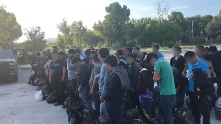 Migrantes rescatados