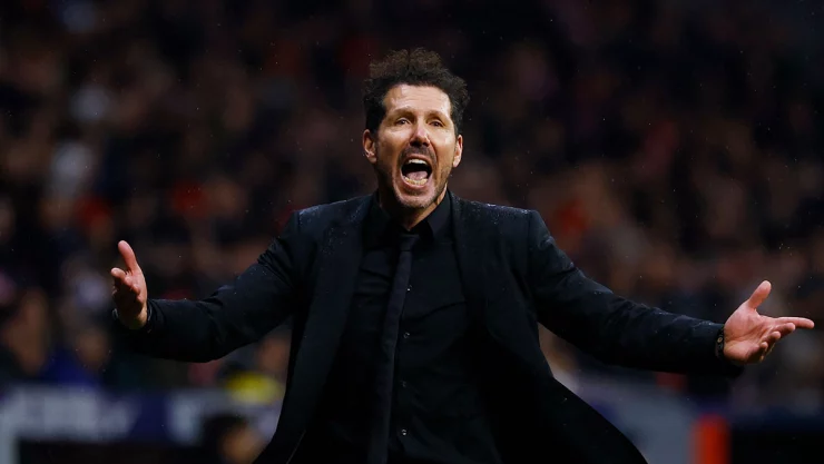 Cholo Simeone, técnico del Atlético de Madrid