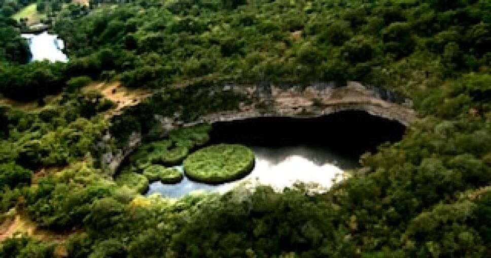 cenote más profundo del mundo en Tamaulipas