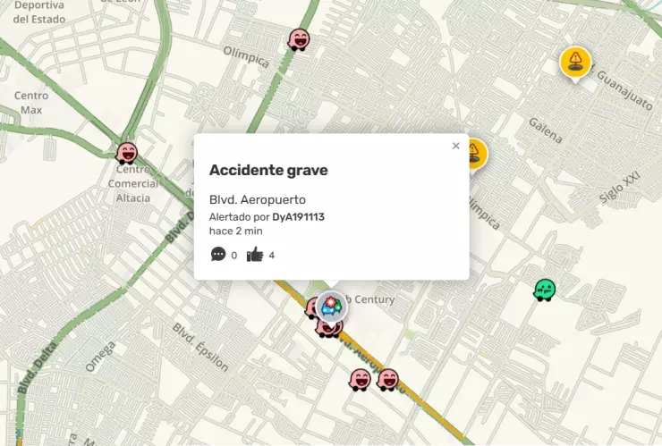 Tráfico de Léon a Silao.png