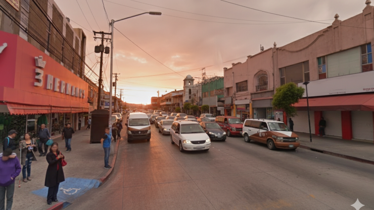Transporte publico de Tijuana en San Valentín