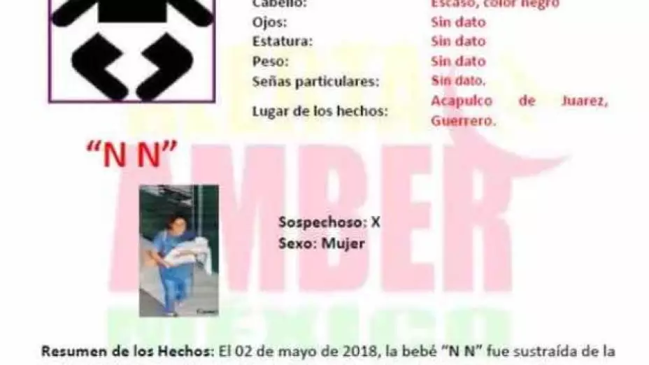 Roban bebé de hospital