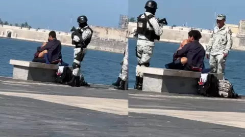 VIDEO Captan a pareja “empiernada” en el malecón