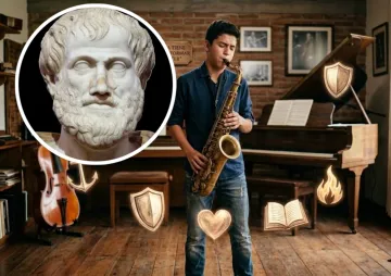 Aristóteles, filósofo griego: “La música tiene el poder de formar el carácter”