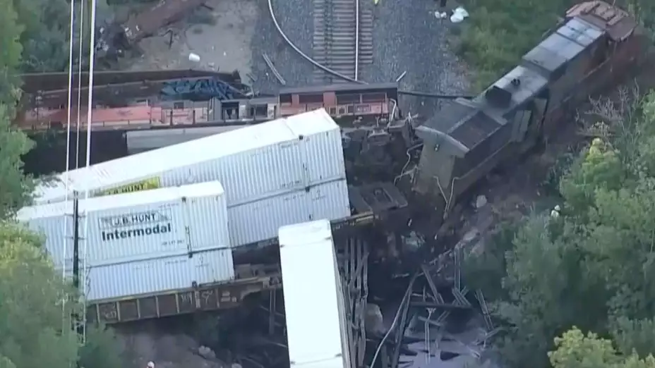 Choque de trenes en Boulder, Colorado.