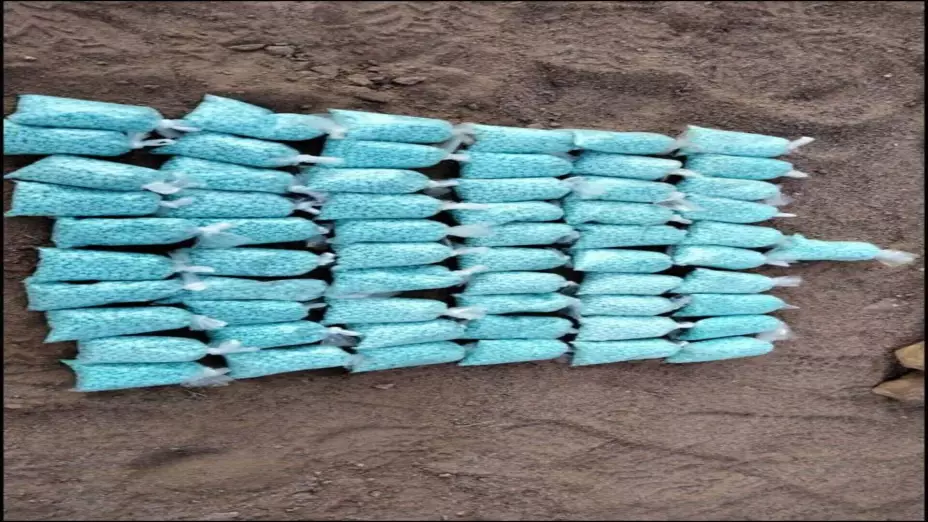 Ejército Mexicano asegura más de 680 kilogramos de droga sintética y 61 mil pastillas de posible fentanilo en Sonora y Baja California.