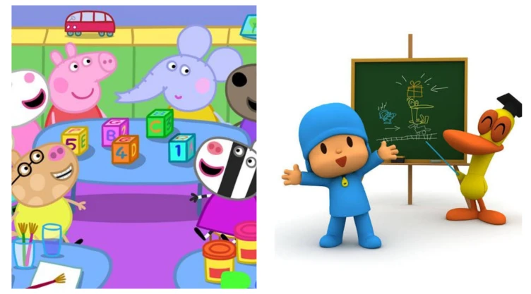 Peppa Pig y Pocoyó